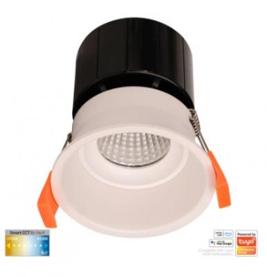 Prime - White Fixed Deep CCT WIFI LED Downlight IP54